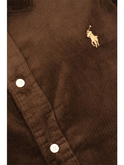 Camicia in velluto di cotone stretch POLO RALPH LAUREN | 211971526002